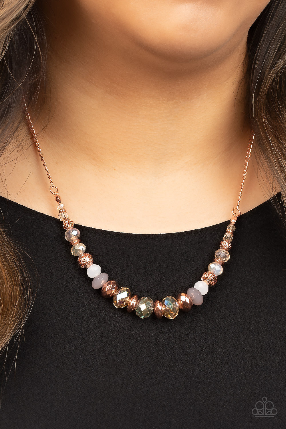 Paparazzi ♥ Turn Up The Tea Lights - Copper ♥  Necklace
