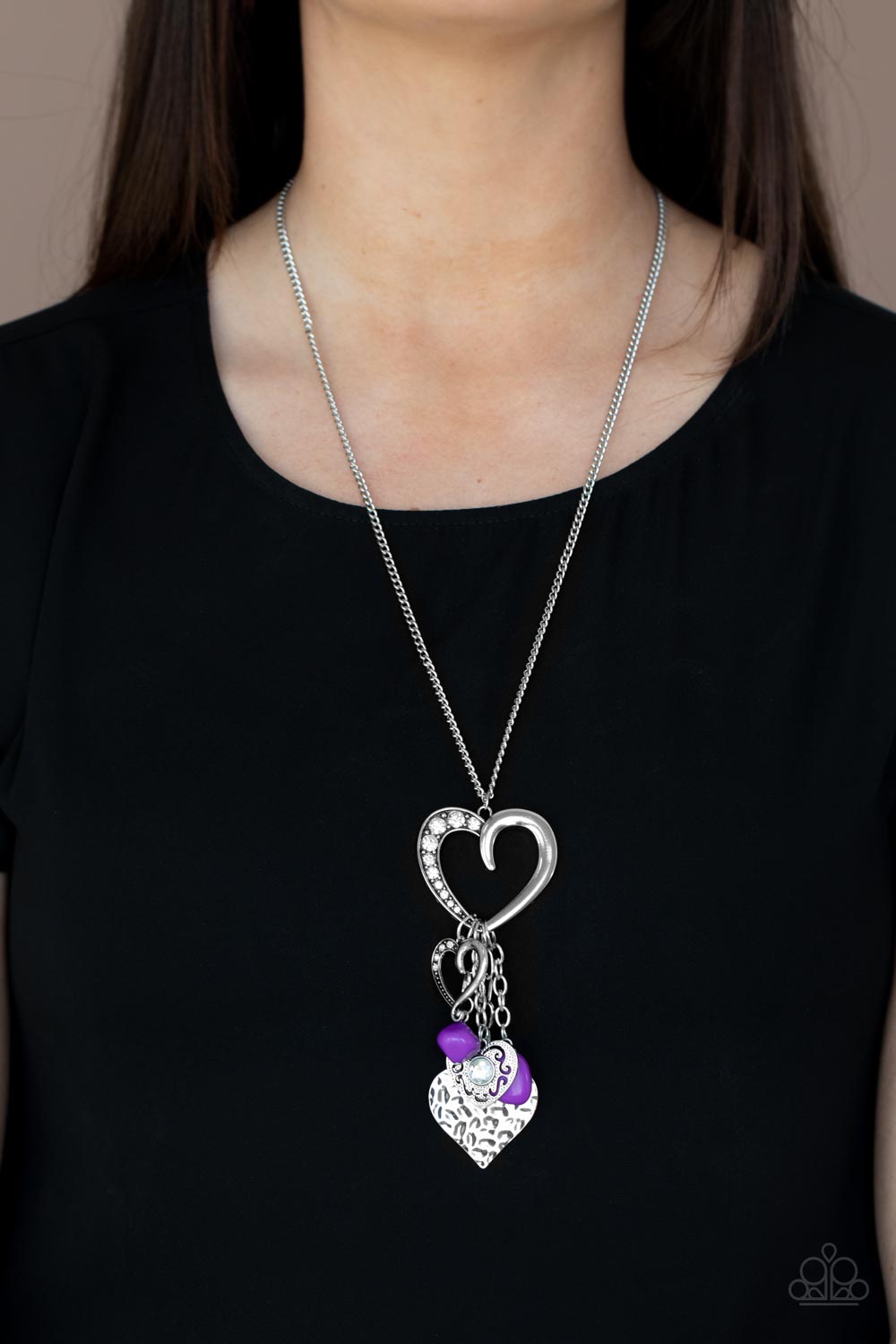 Paparazzi ♥ Flirty Fashionista - Purple ♥  Necklace