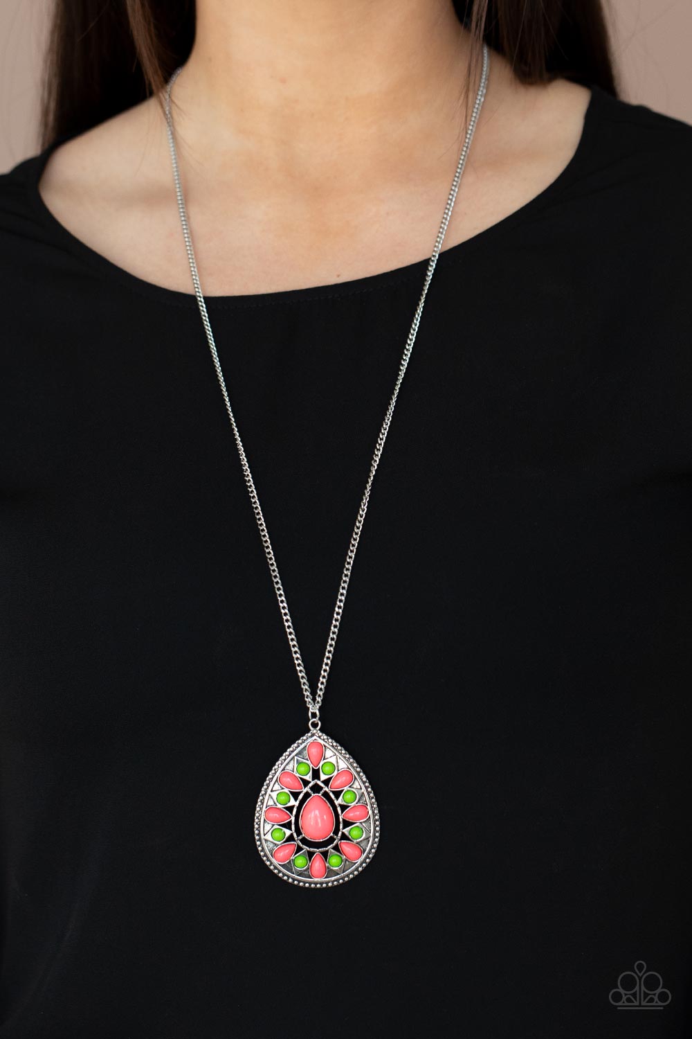 Paparazzi ♥ Retro Prairies - Multi ♥  Necklace