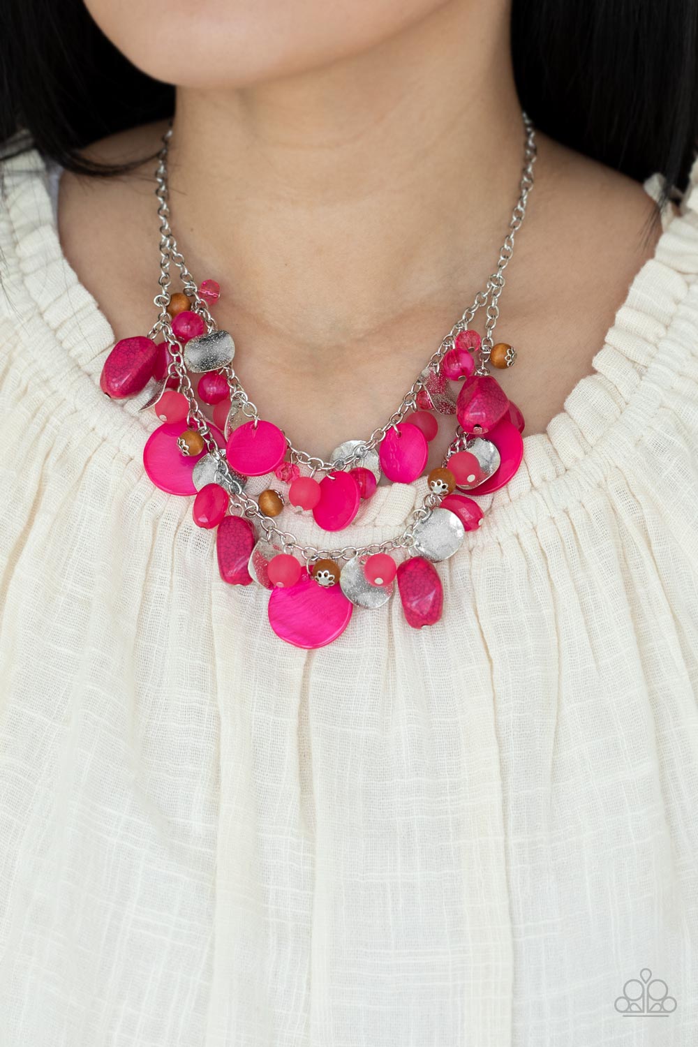 Paparazzi ♥ Spring Goddess - Pink ♥  Necklace