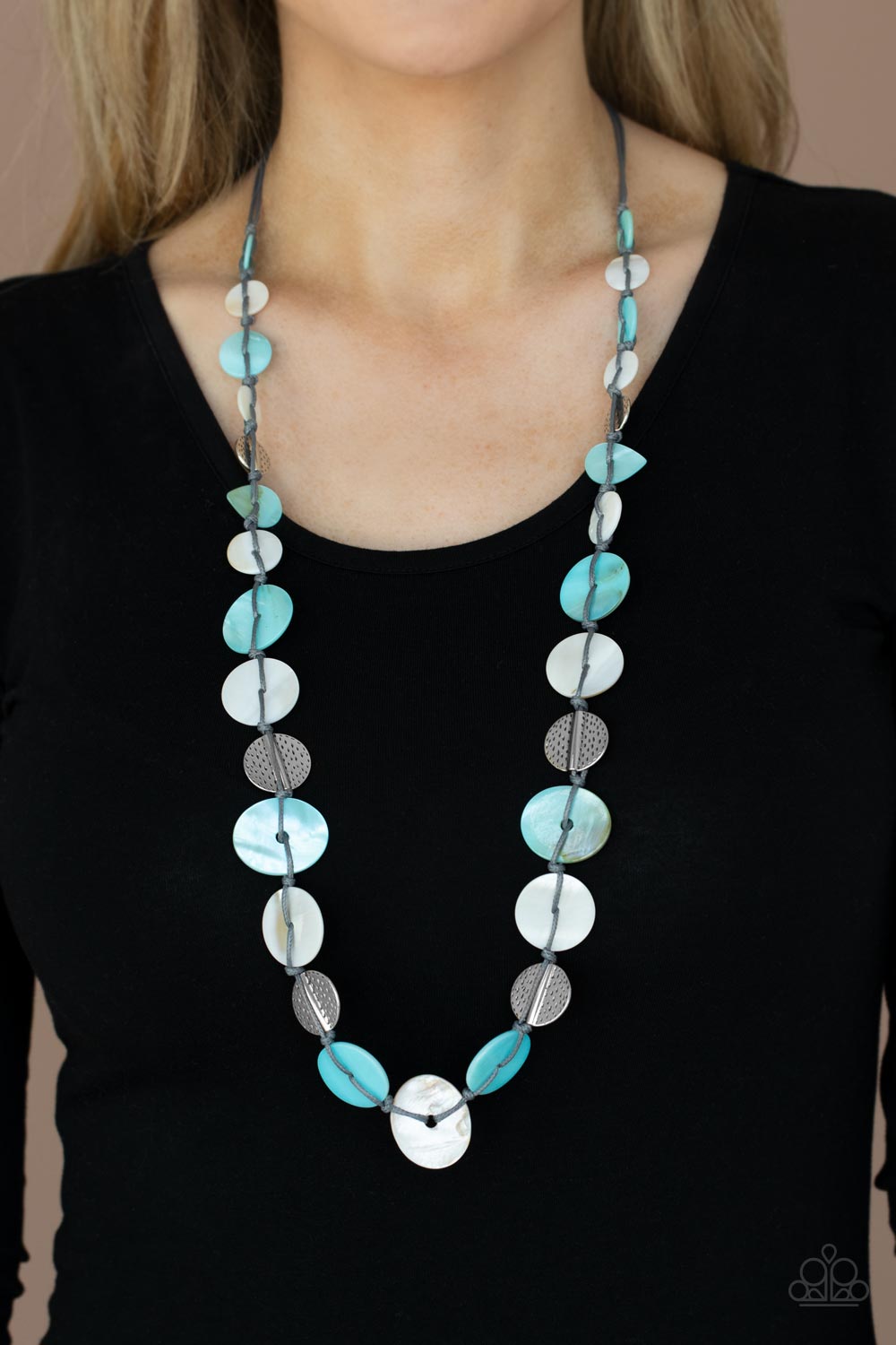 Paparazzi ♥ Seashore Spa - Blue ♥  Necklace