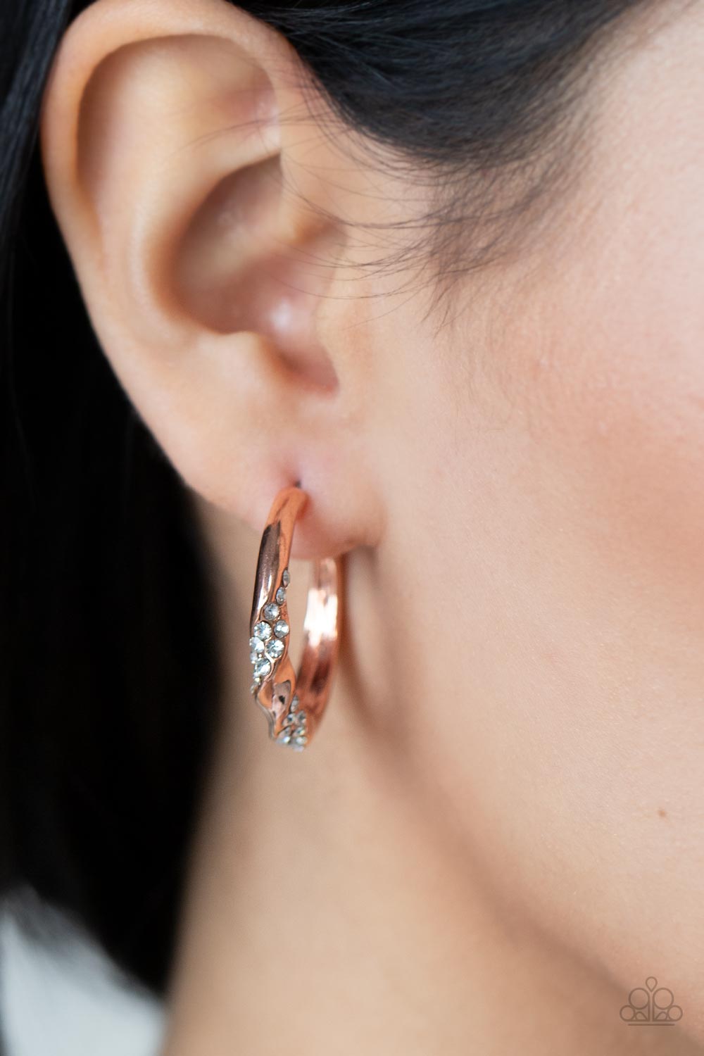 Paparazzi ♥ Subliminal Shimmer - Copper ♥  Earrings