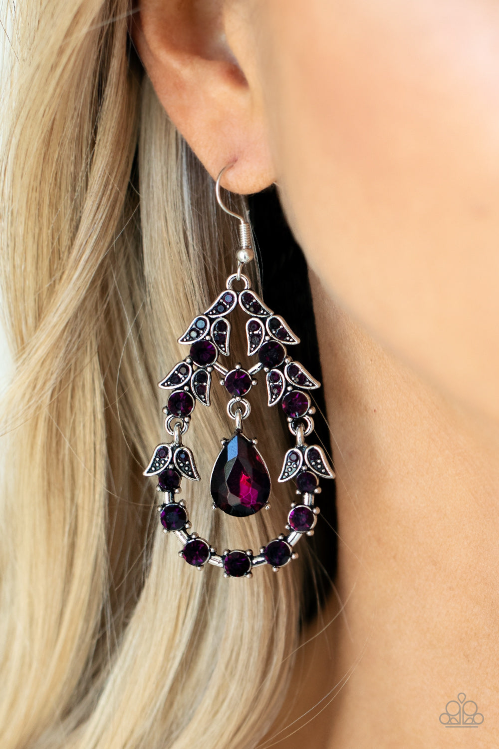 Paparazzi ♥ Garden Decorum - Purple ♥  Earrings