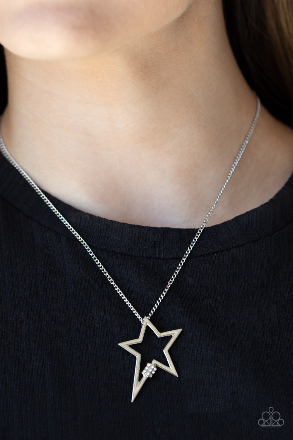 Paparazzi ♥ Light Up The Sky - White ♥  Necklace