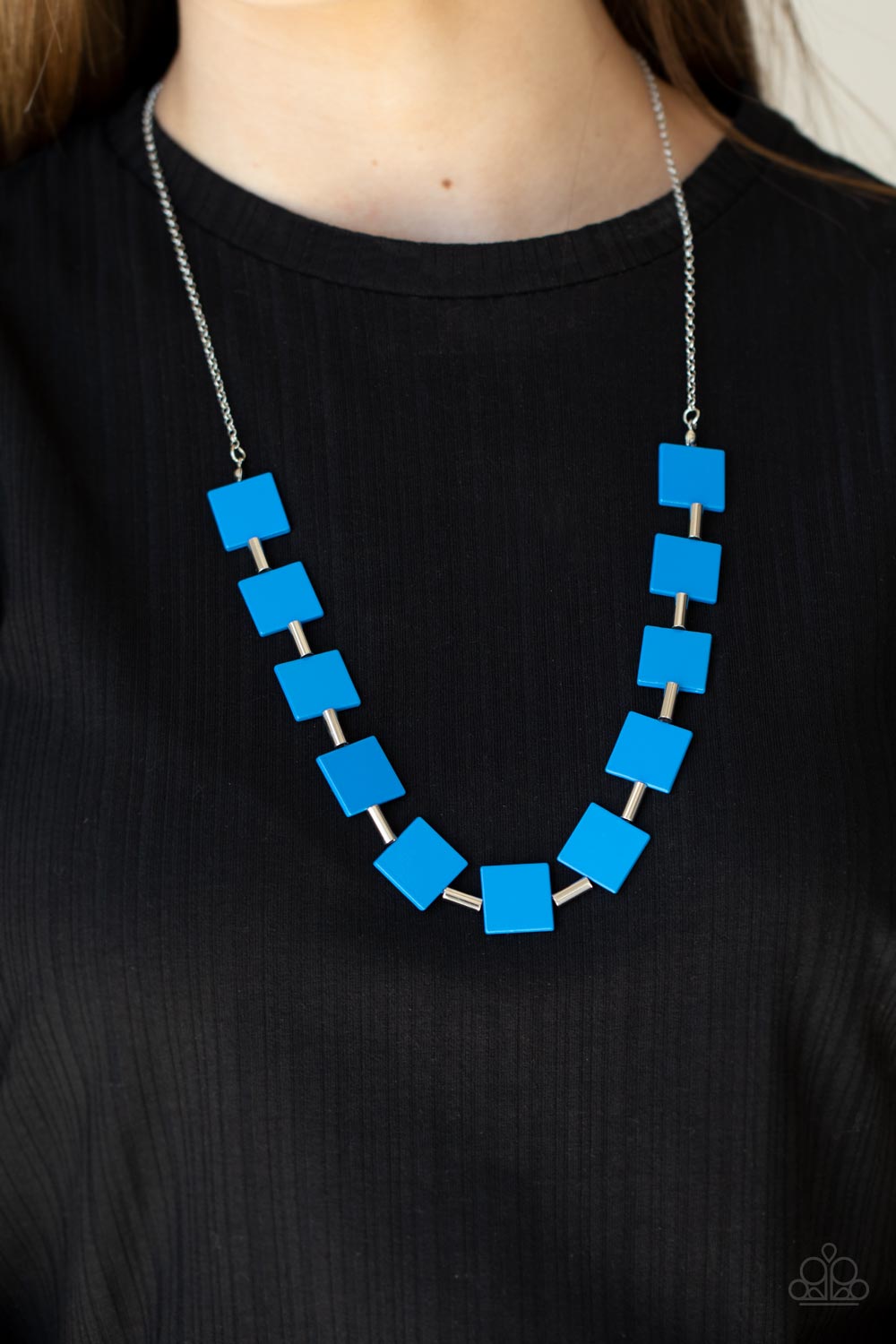 Paparazzi ♥ Hello, Material Girl - Blue ♥  Necklace