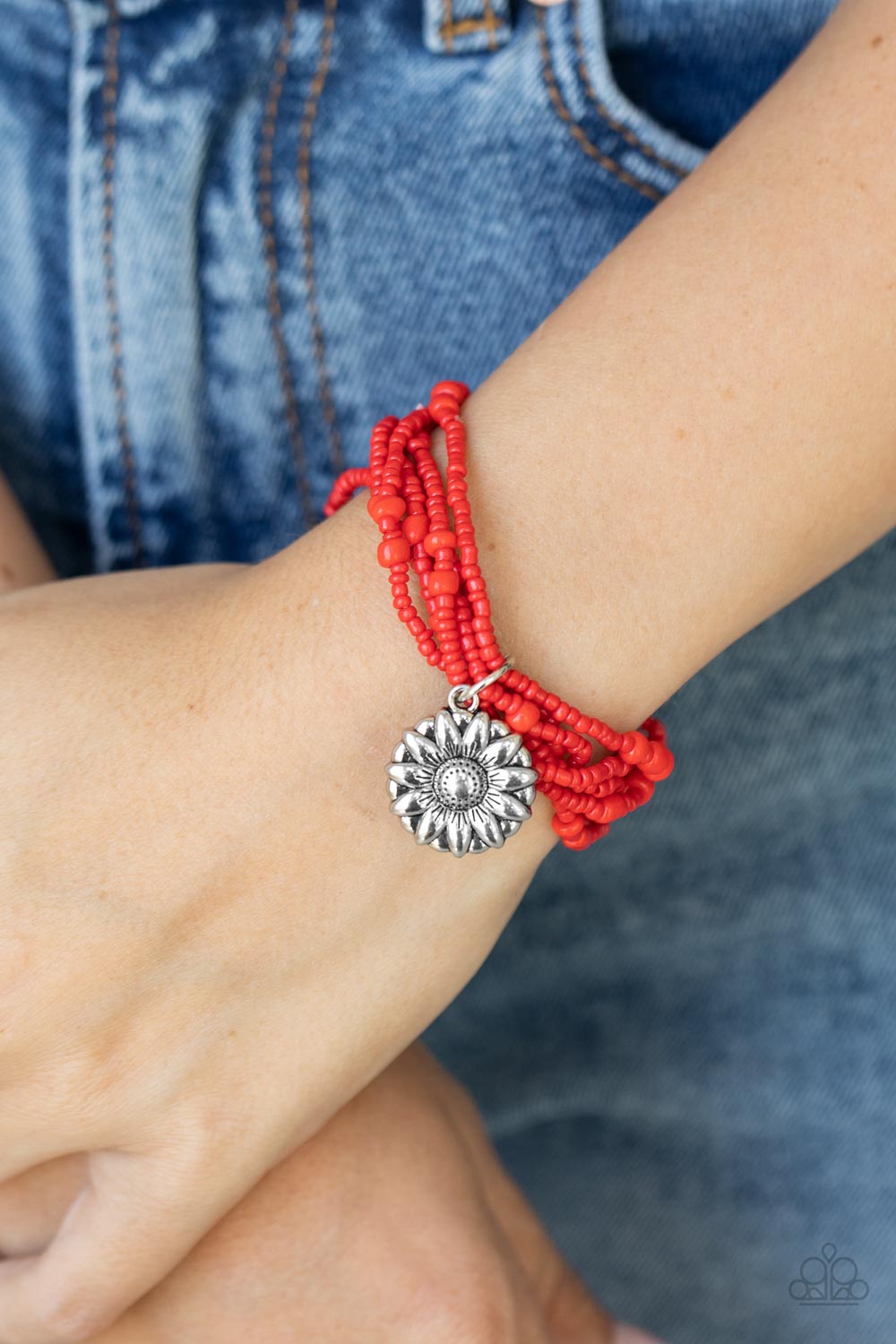 Paparazzi ♥ Badlands Botany - Red ♥  Bracelet