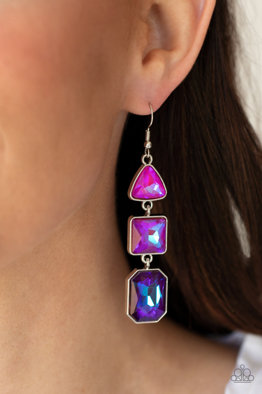 Paparazzi ♥ Cosmic Culture - Purple ♥  Earrings