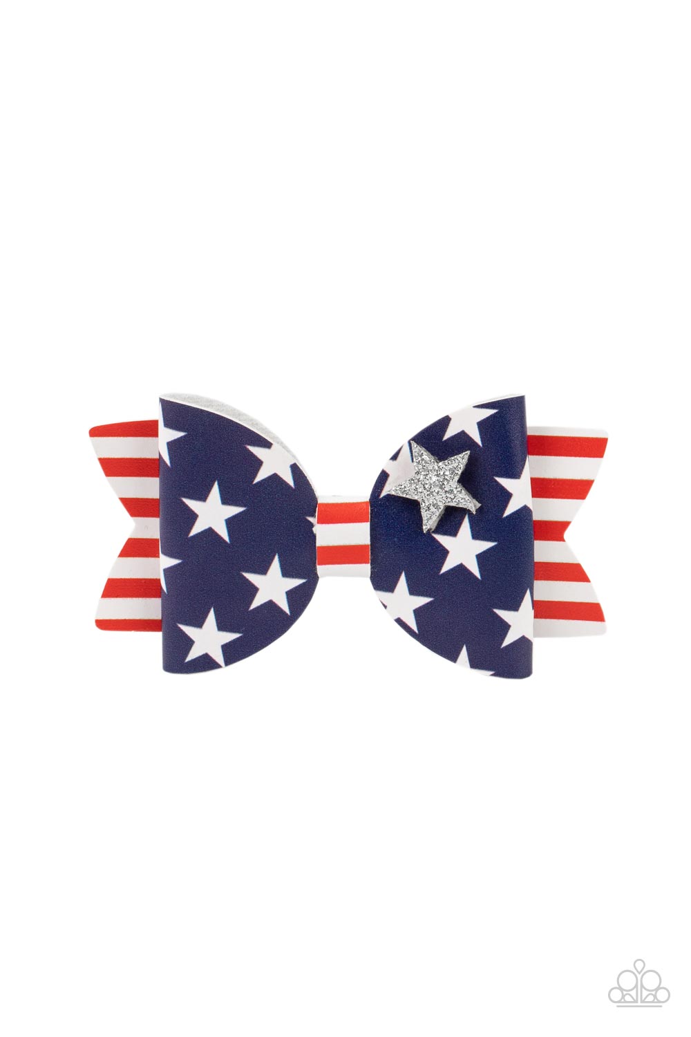 Paparazzi ♥ Red, White, and Bows - Multi ♥  Hair Clip