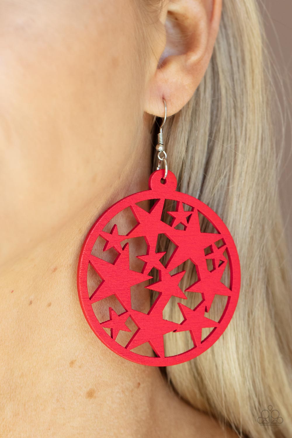 Paparazzi ♥ Cosmic Paradise - Red ♥  Earrings