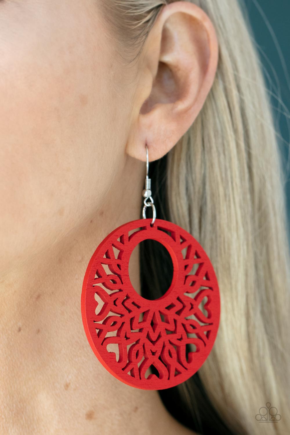 Paparazzi ♥ Tropical Reef - Red ♥  Earrings