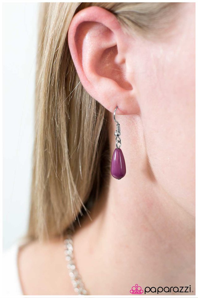 Paparazzi ♥ Daredevil - Purple ♥ Necklace