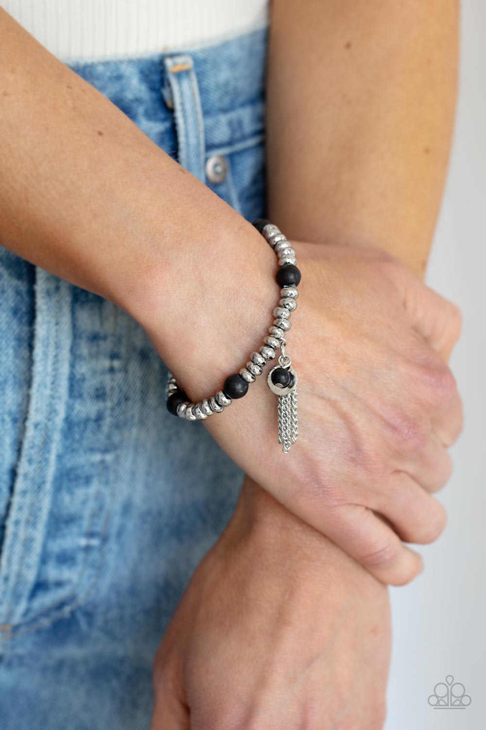 Paparazzi ♥ Whimsically Wanderlust - Black ♥  Bracelet