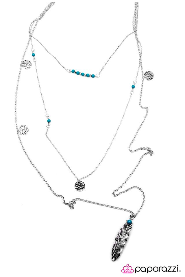 Paparazzi ♥ Roadrunner - Blue ♥ Necklace