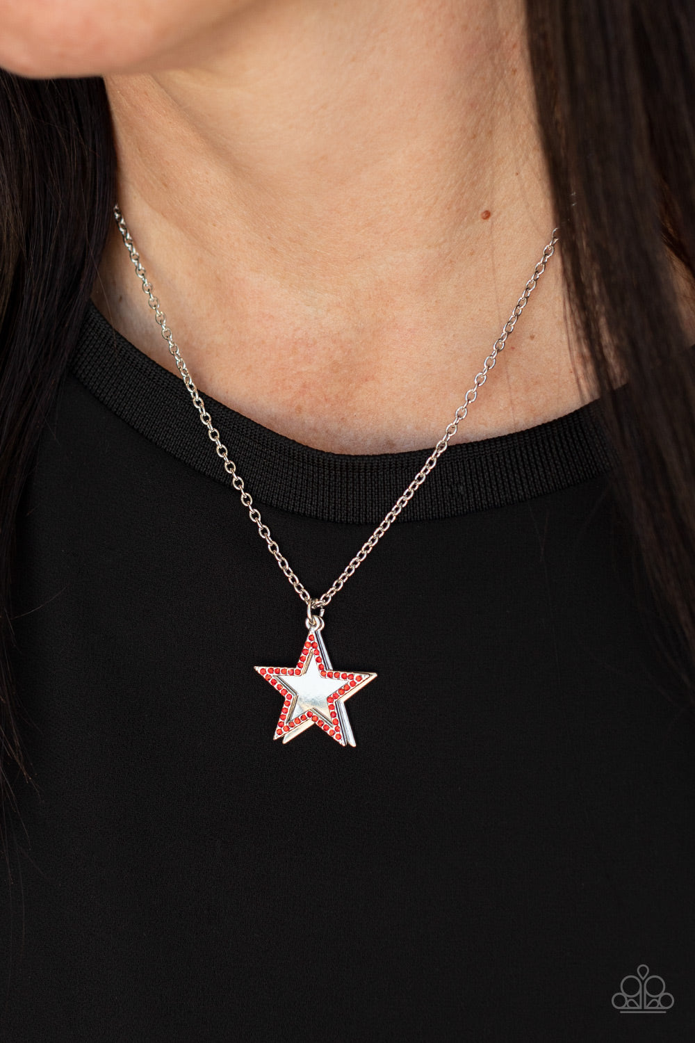 Paparazzi ♥ American Anthem - Red ♥  Necklace