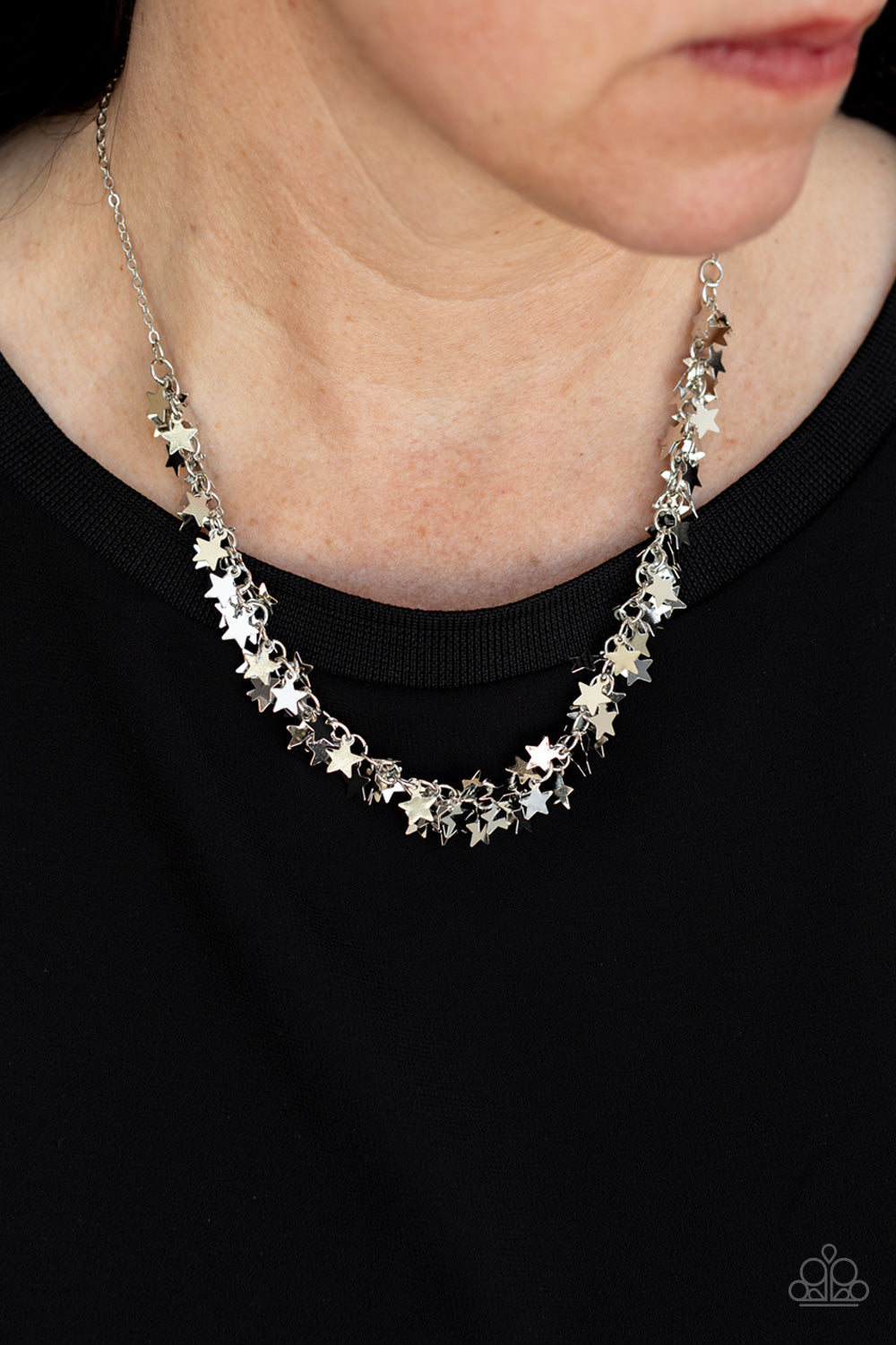 Paparazzi ♥ Starry Anthem - Silver ♥  Necklace
