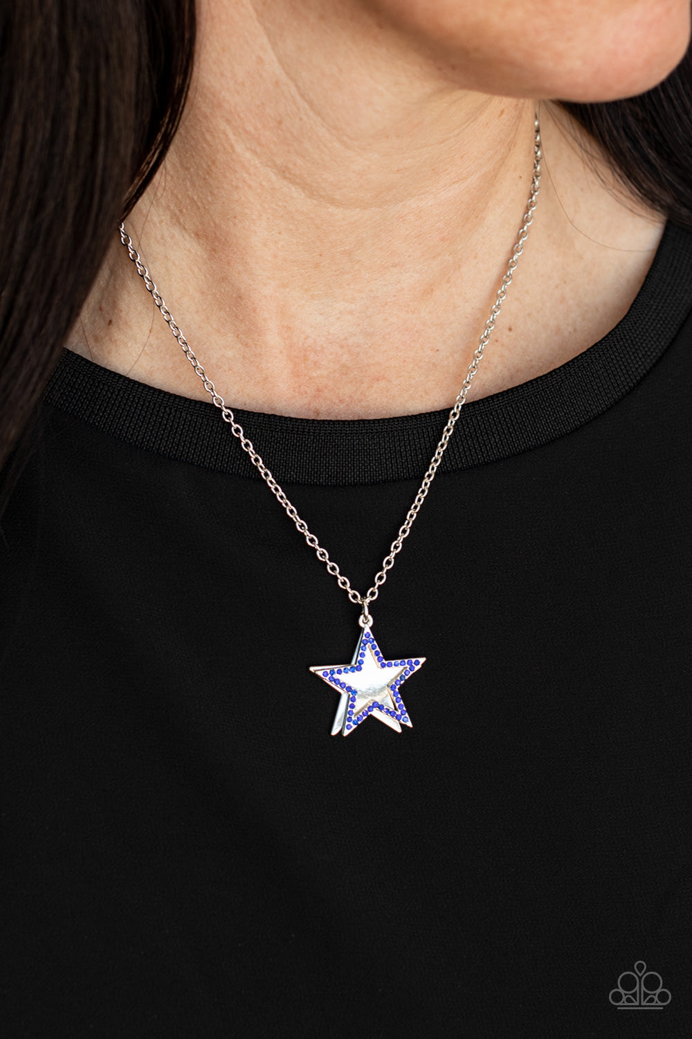 Paparazzi ♥ American Anthem - Blue ♥  Necklace