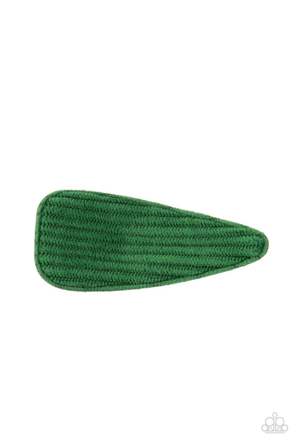 Paparazzi ♥ Colorfully Corduroy - Green ♥  Hair Clip