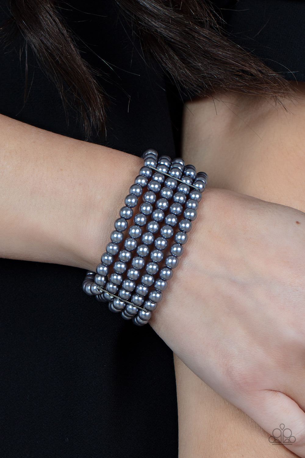 Paparazzi ♥ A Pearly Affair - Silver ♥  Bracelet