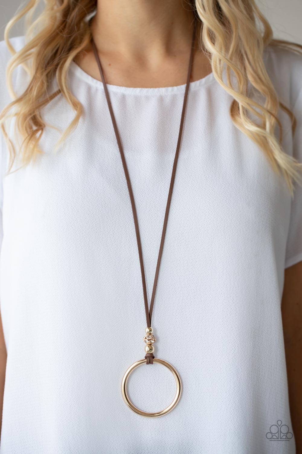 Paparazzi ♥ BLING Into Focus - Brown ♥  Necklace