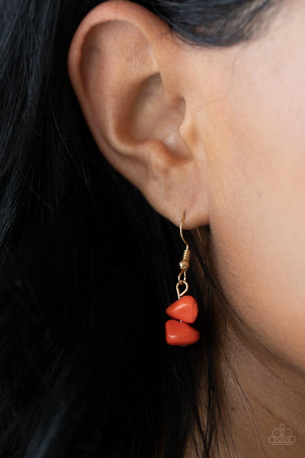 Paparazzi ♥ Artisanal Abundance - Orange ♥  Necklace