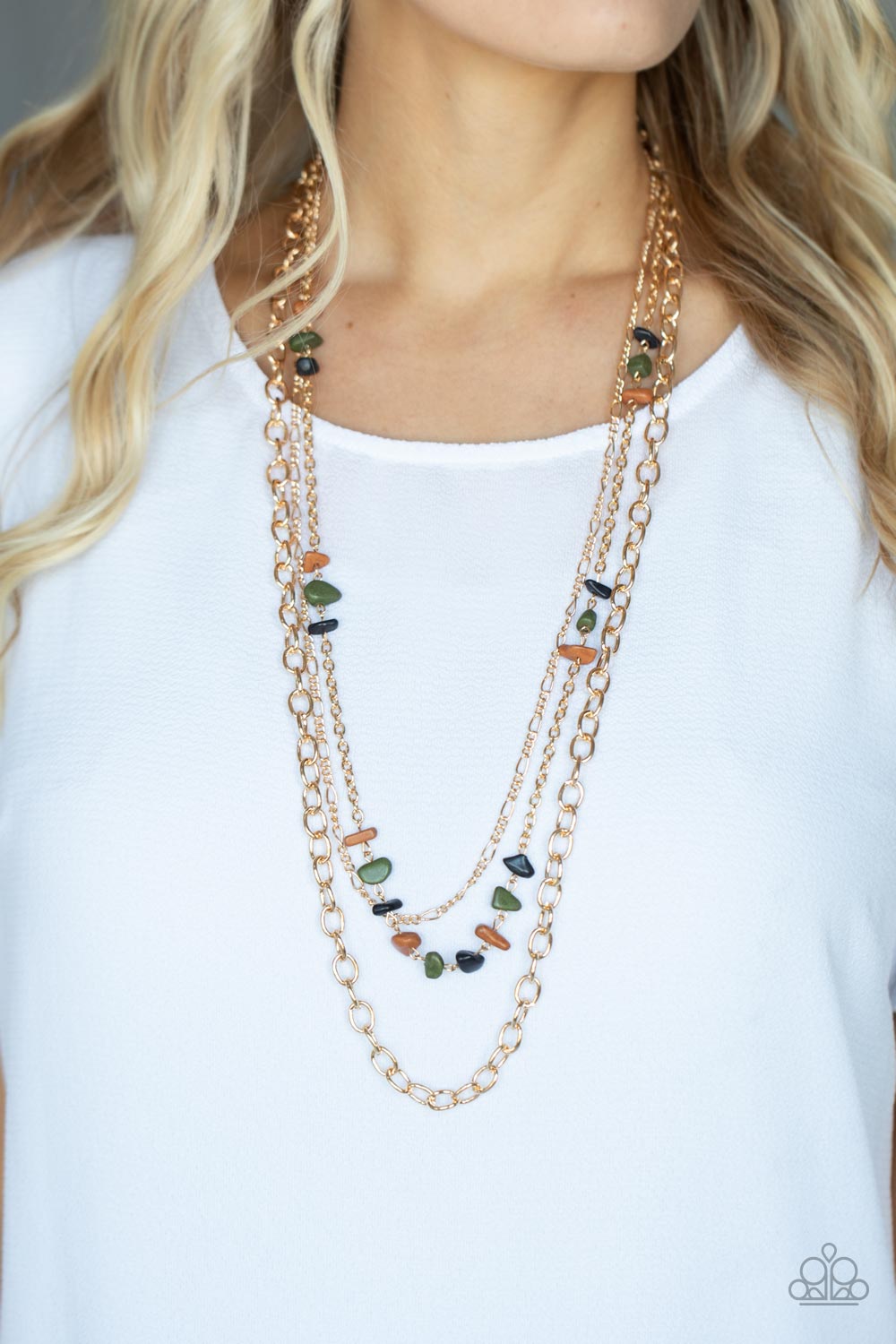 Paparazzi ♥ Artisanal Abundance - Multi ♥  Necklace