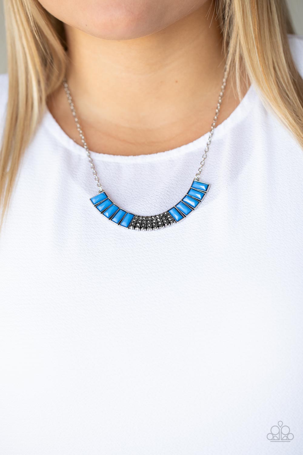 Paparazzi ♥ Coup de MANE - Blue ♥  Necklace