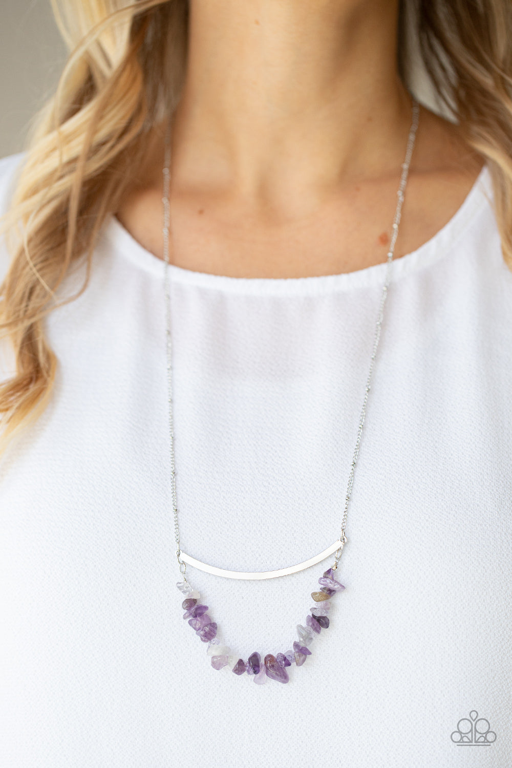 Paparazzi ♥ Pebble Prana - Purple ♥  Necklace