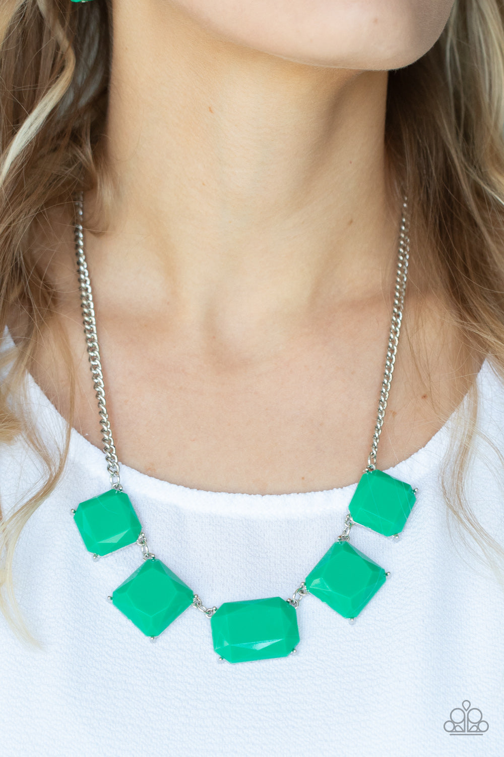 Paparazzi ♥ Instant Mood Booster - Green ♥  Necklace