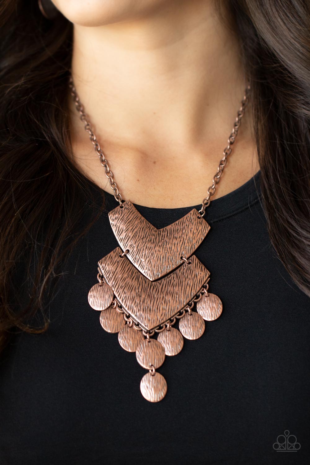 Paparazzi ♥ Keys to the ANIMAL Kingdom - Copper ♥  Necklace