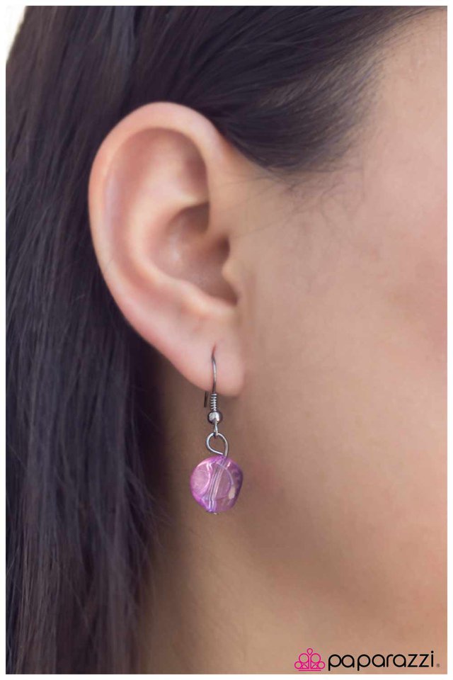 Paparazzi ♥ Geo Glamorous - Multi ♥ Necklace