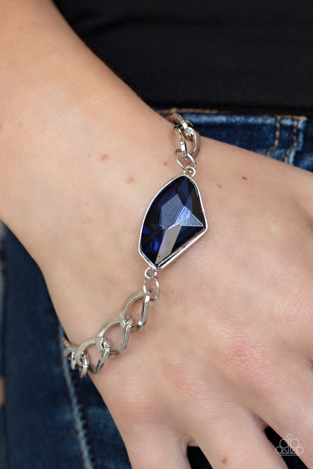 Paparazzi ♥ Galactic Grunge - Blue ♥  Bracelet