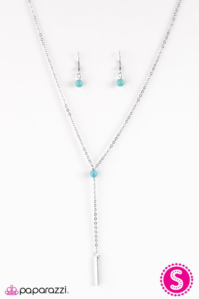 Paparazzi ♥ Let There Be Cowgirls - Blue ♥ Necklace