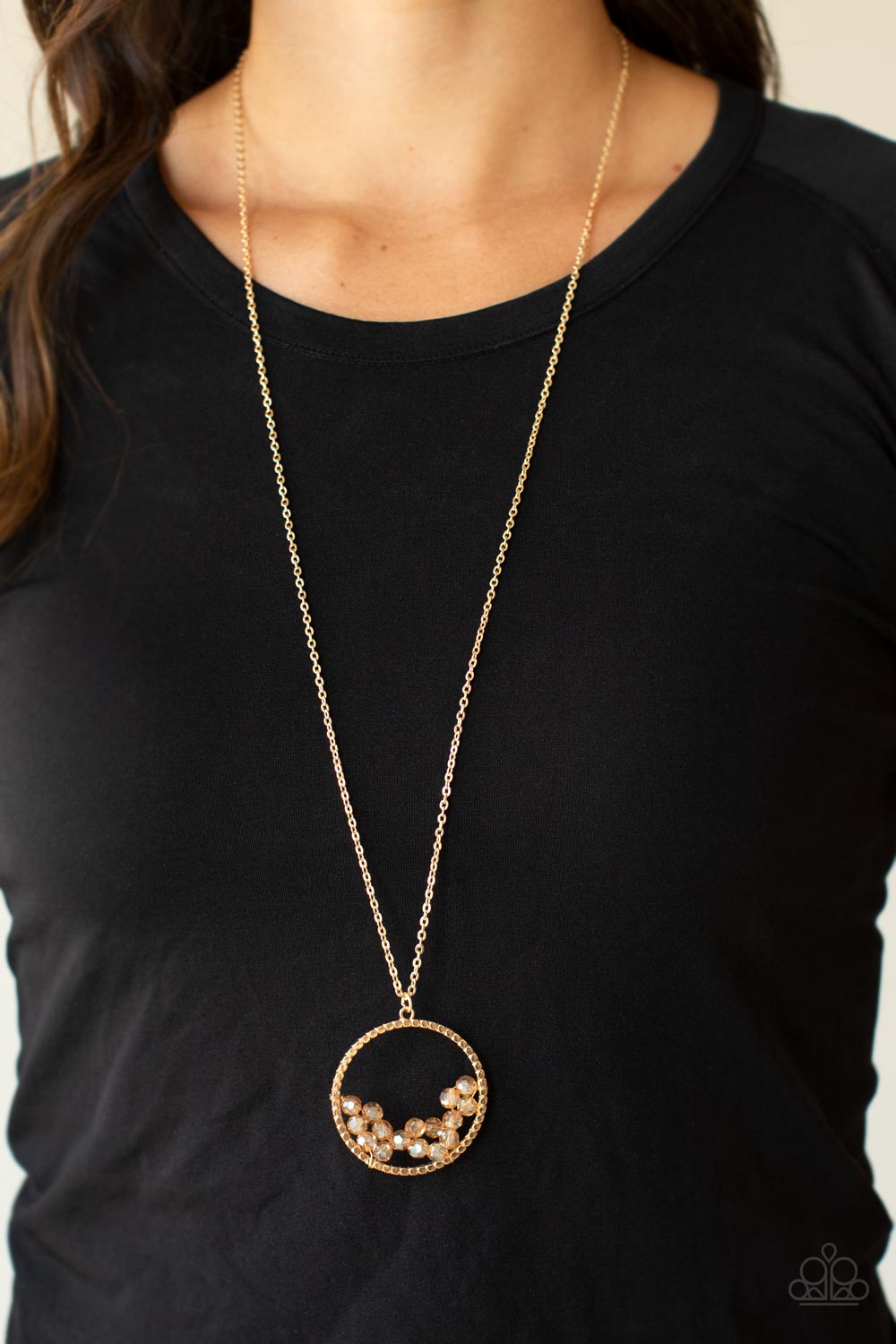 Paparazzi ♥ Galactic Glow - Gold ♥  Necklace