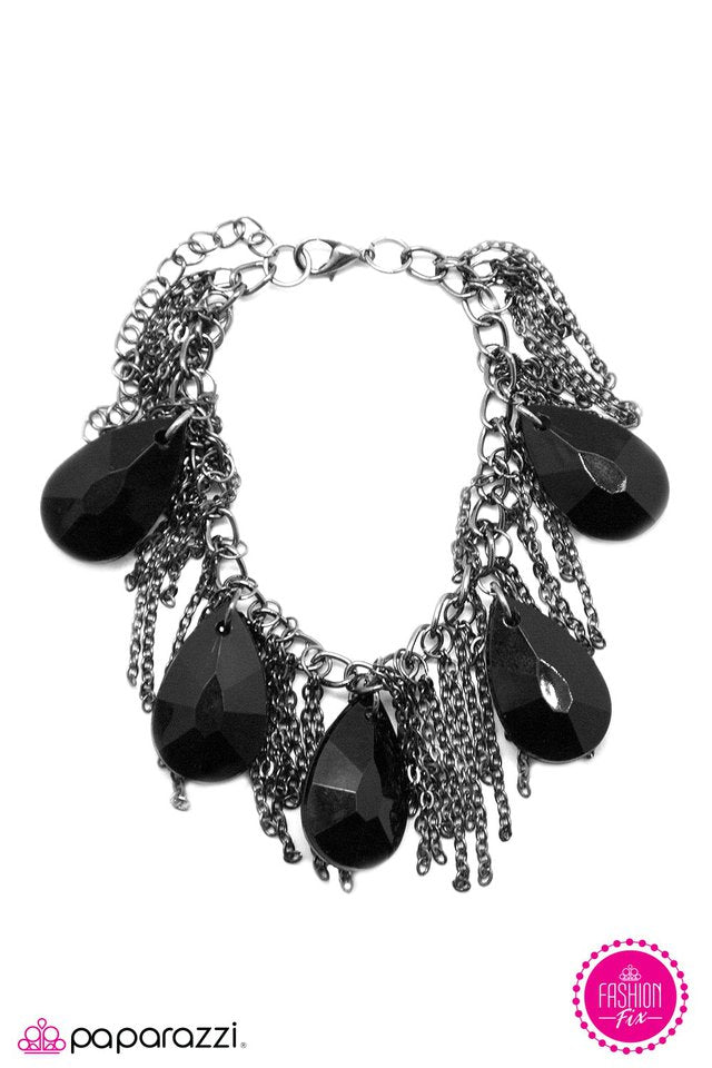 Paparazzi ♥ Battle Royale - Black ♥ Bracelet