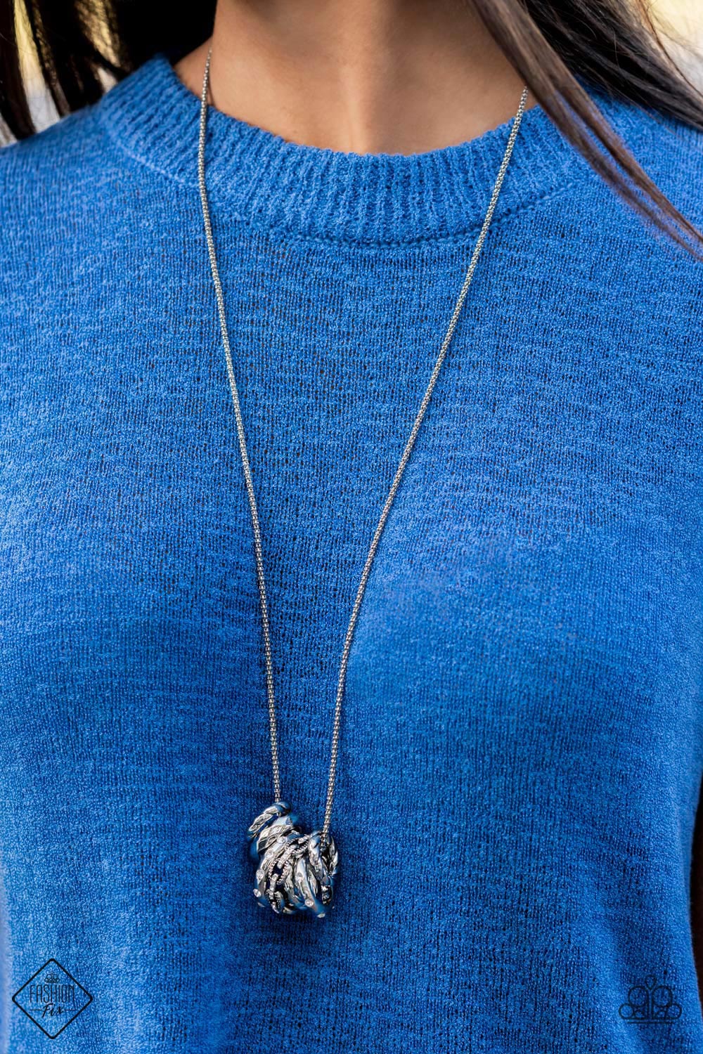 Paparazzi ♥ Audacious Attitude - White ♥  Necklace