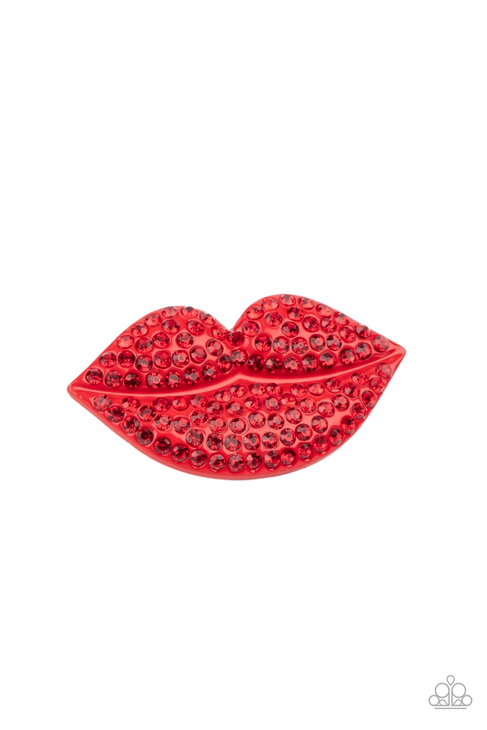 Paparazzi ♥ HAIR Kiss - Red ♥  Hair Clip