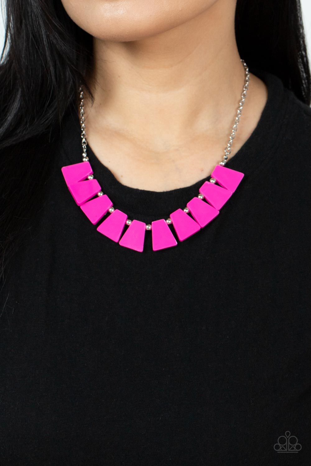 Paparazzi ♥ Vivaciously Versatile - Pink ♥  Necklace
