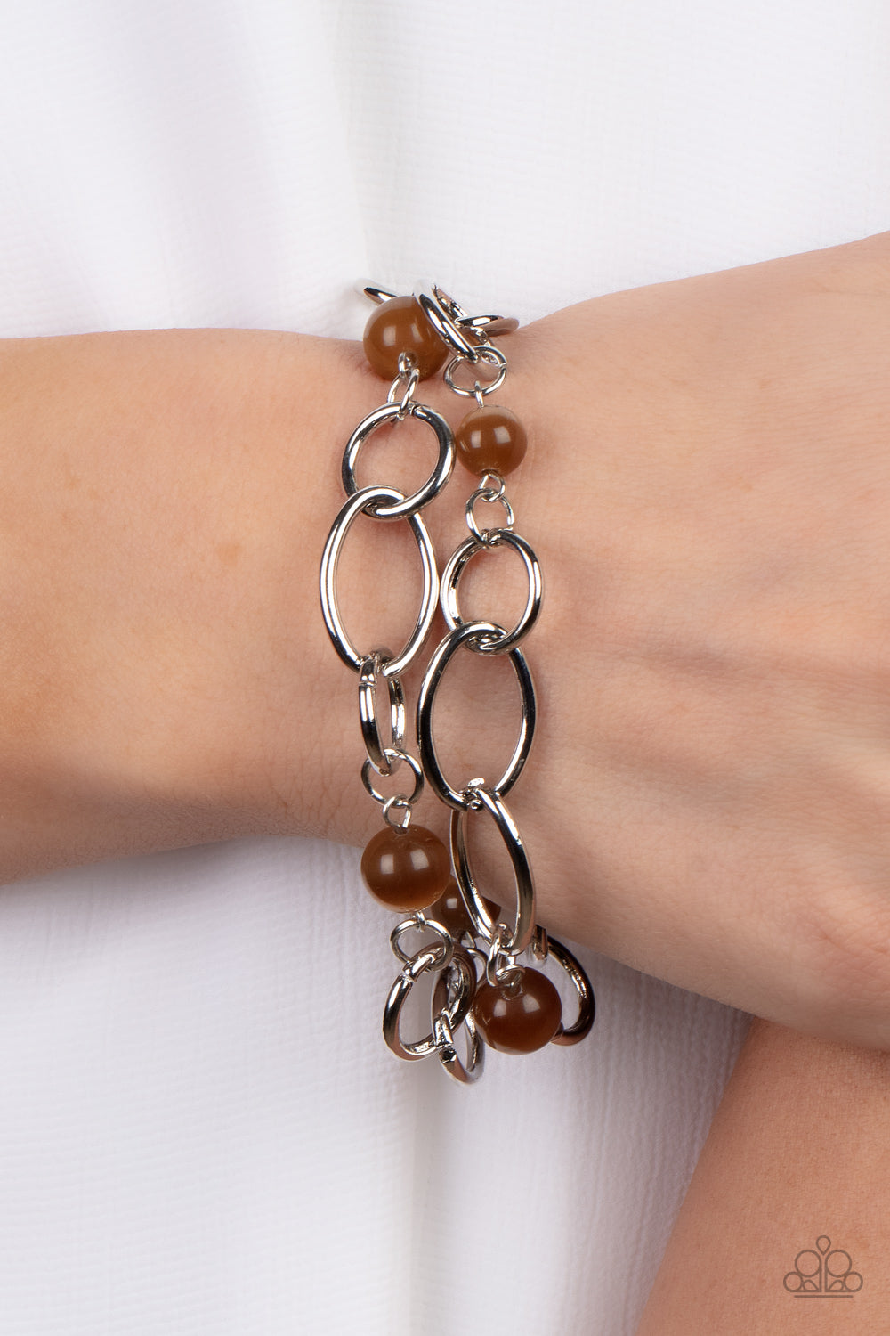 Paparazzi ♥ Delightfully Daydreamy - Brown ♥  Bracelet