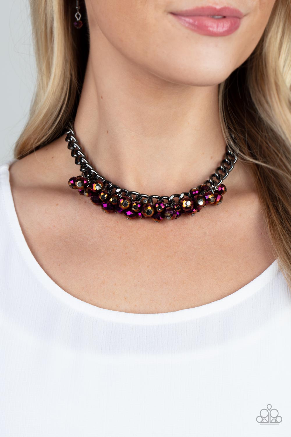 Paparazzi ♥ Galactic Knockout - Purple ♥  Necklace