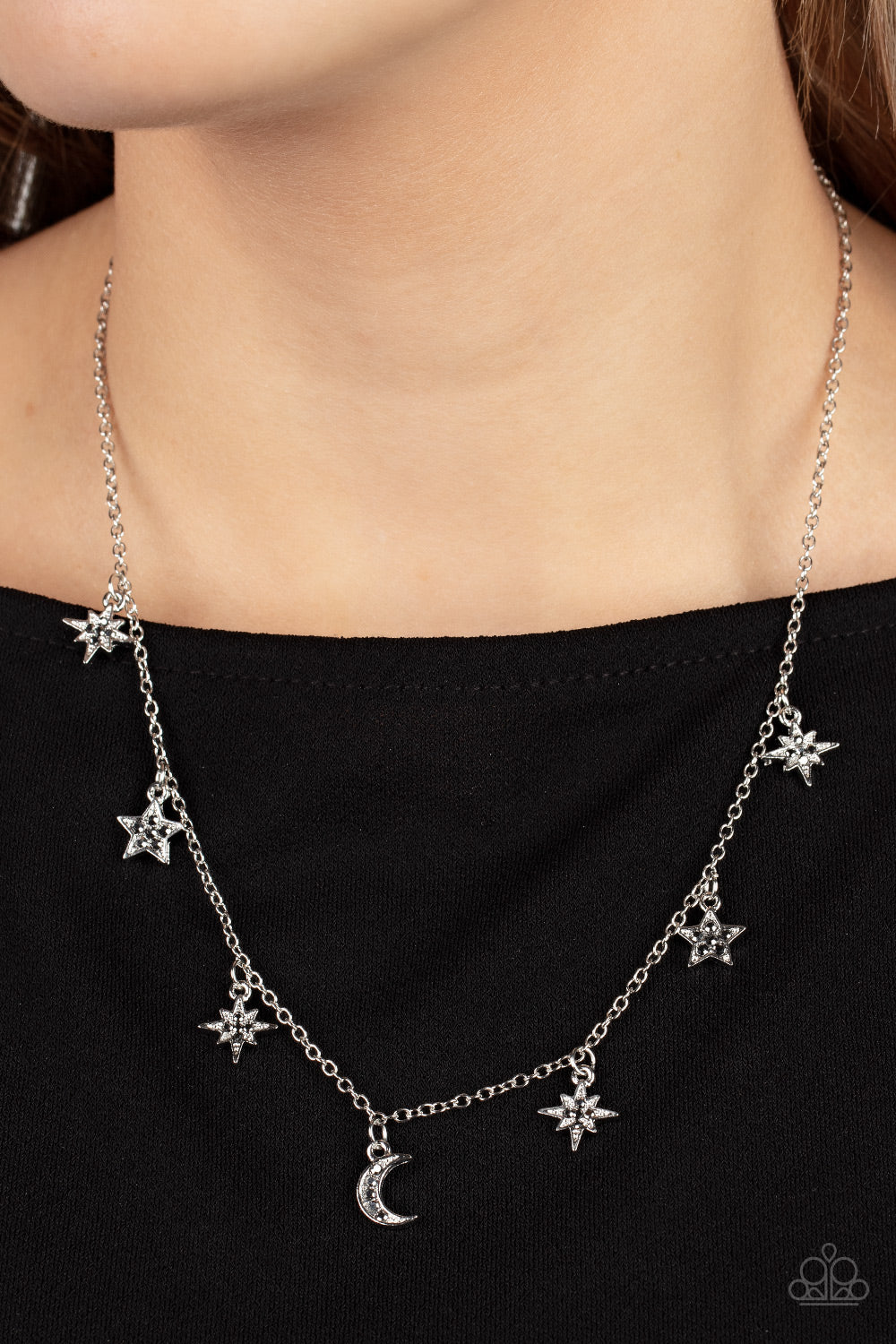 Paparazzi ♥ Cosmic Runway - Silver ♥  Necklace
