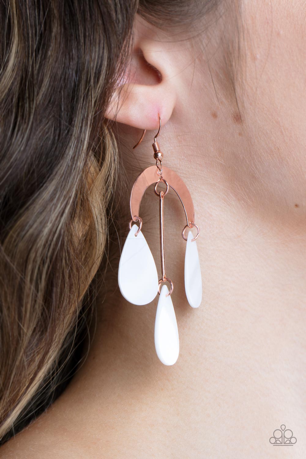 Paparazzi ♥ Atlantis Ambience - Copper ♥  Earrings
