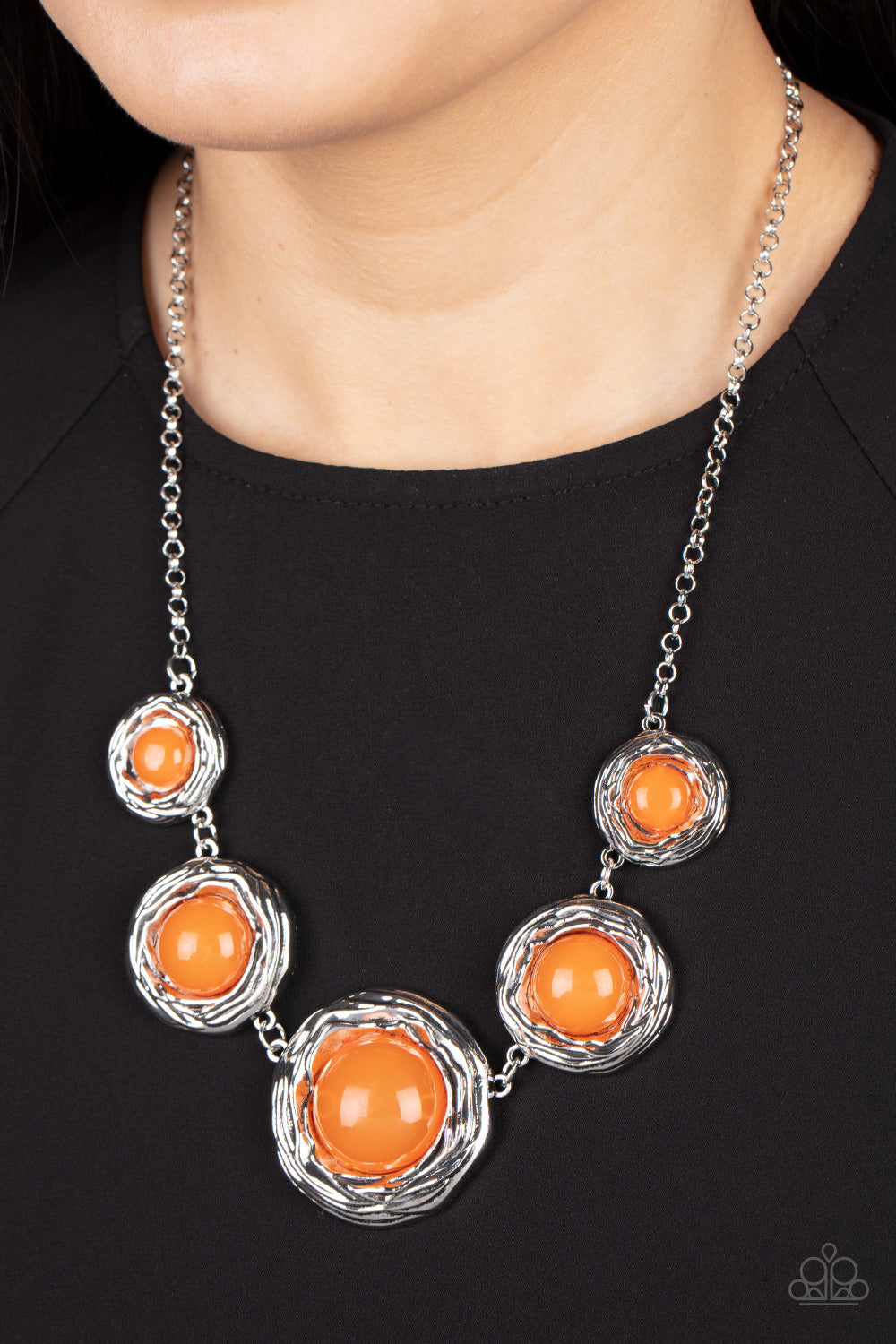 Paparazzi ♥ The Next NEST Thing - Orange ♥  Necklace