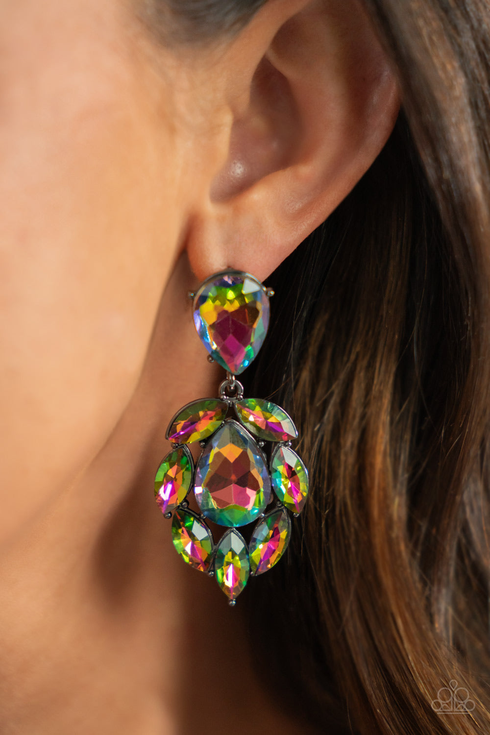 Paparazzi ♥ Galactic Go-Getter - Multi ♥  Post Earrings