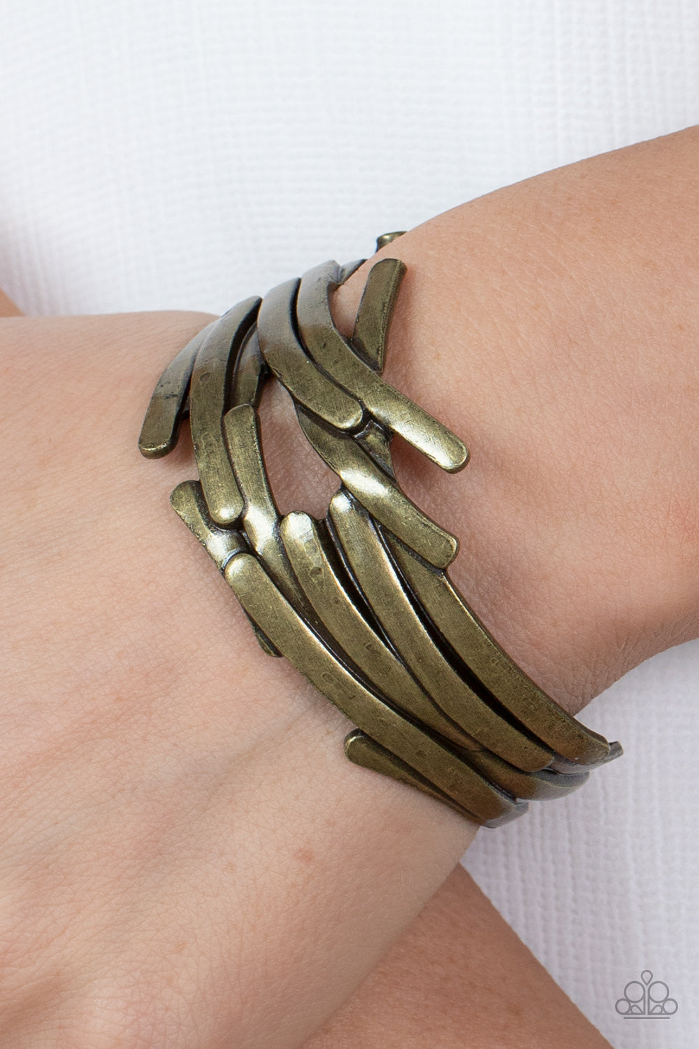 Paparazzi ♥ Stockpiled Style - Brass ♥  Bracelet