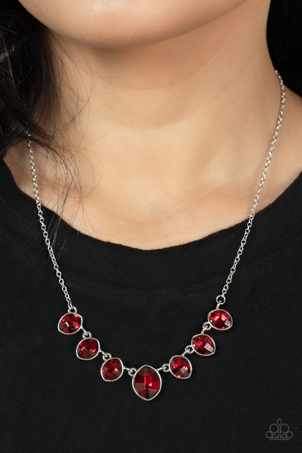 Paparazzi ♥ Material Girl Glamour - Red ♥  Necklace