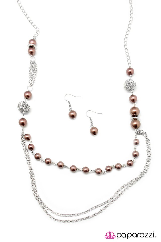 Paparazzi ♥ Well Spent - Brown ♥ Necklace