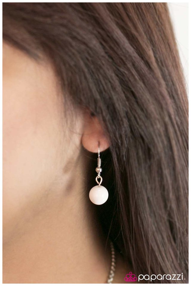 Paparazzi ♥ Truly, Madly, Deeply - White ♥ Necklace