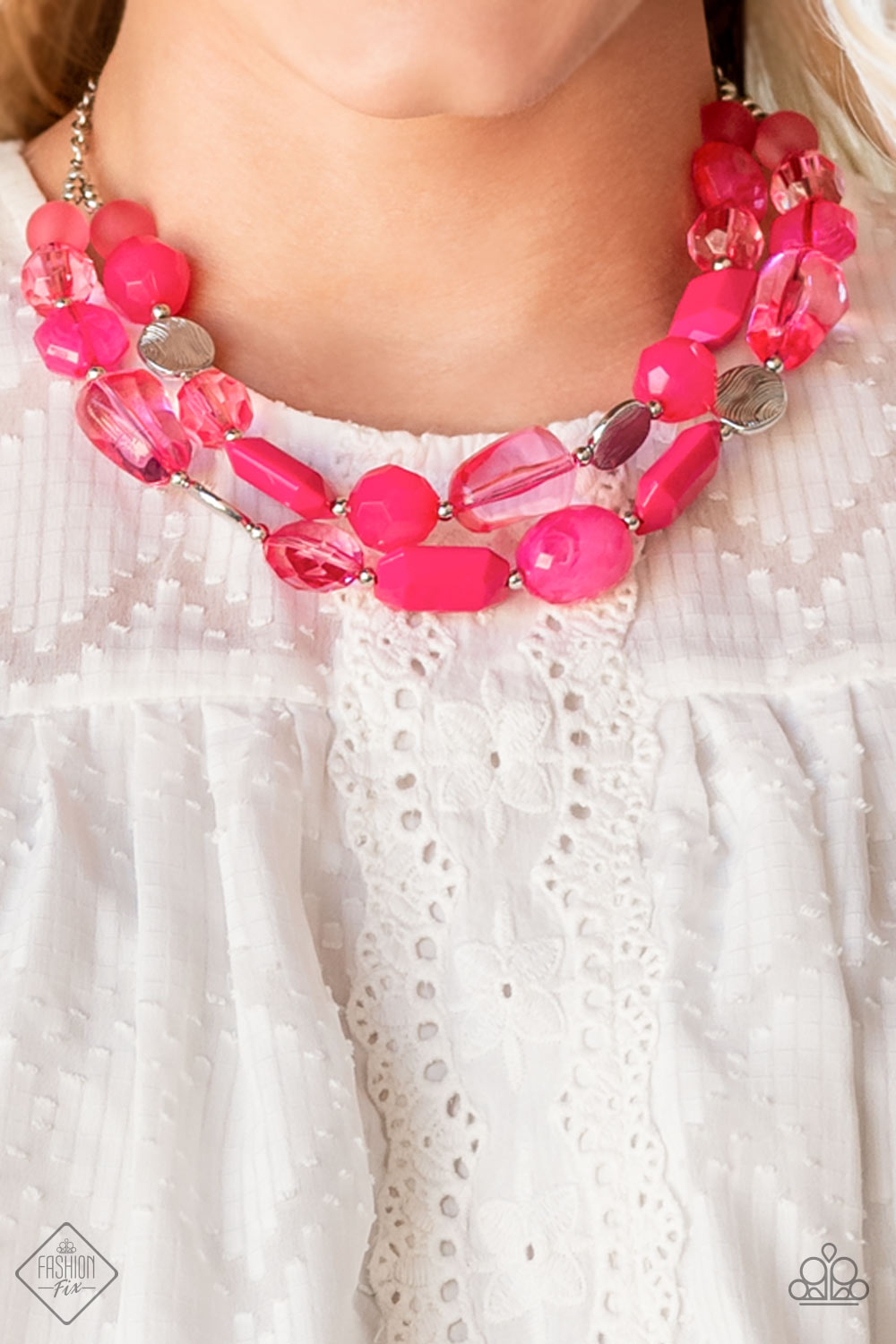 Paparazzi ♥ Oceanic Opulence - Pink ♥  Necklace
