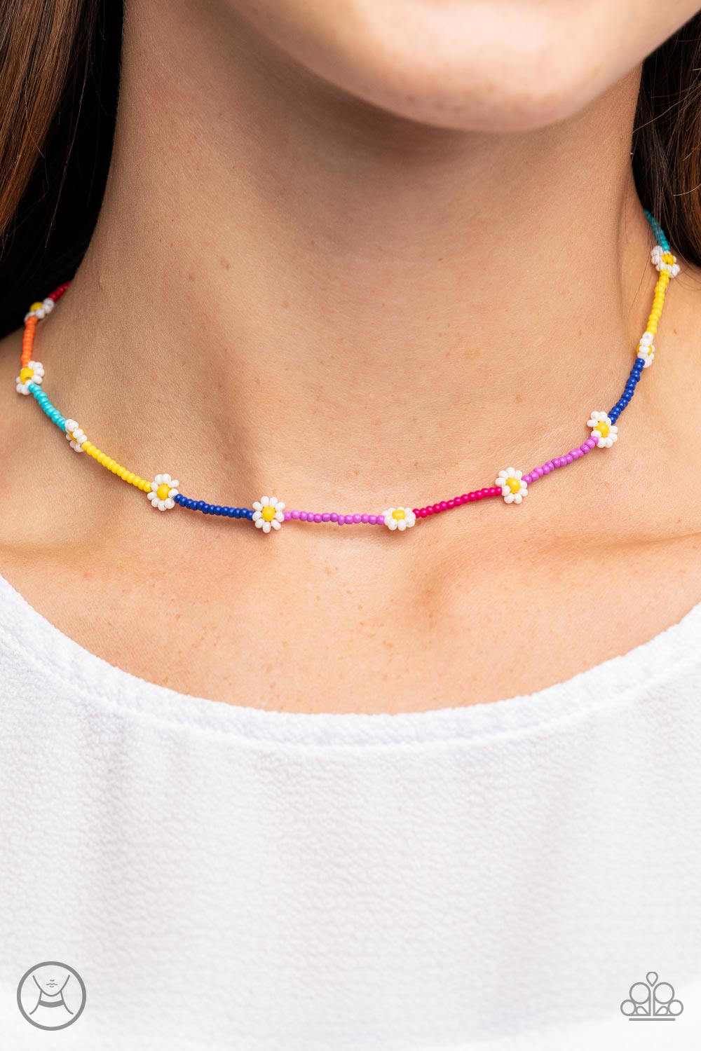 Paparazzi ♥ Colorfully Flower Child - Multi ♥  Necklace