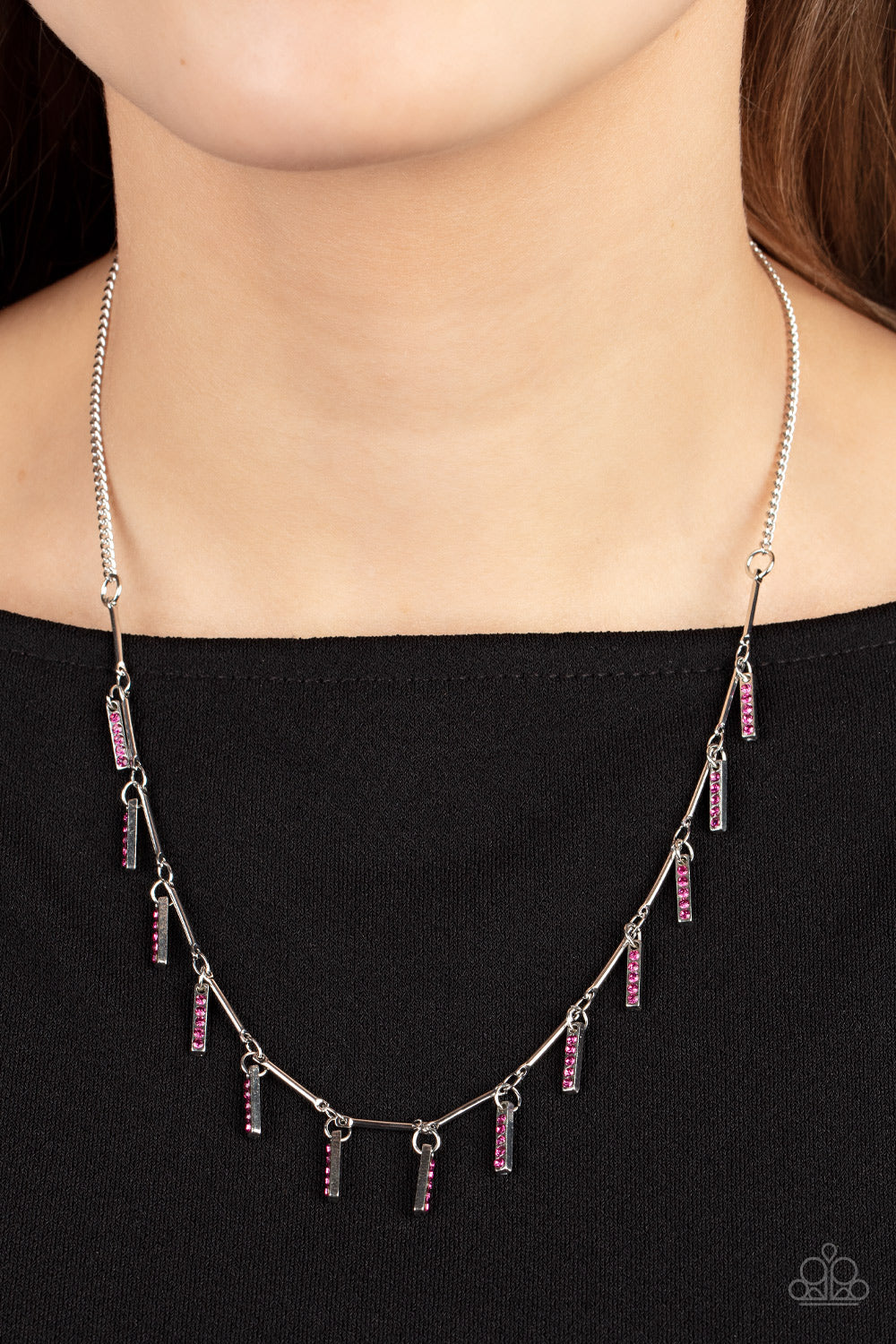 Paparazzi ♥ Metro Muse - Pink ♥  Necklace